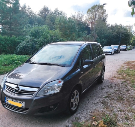 Opel Zafira cena 17000 przebieg: 208000, rok produkcji 2009 z Łódź małe 67